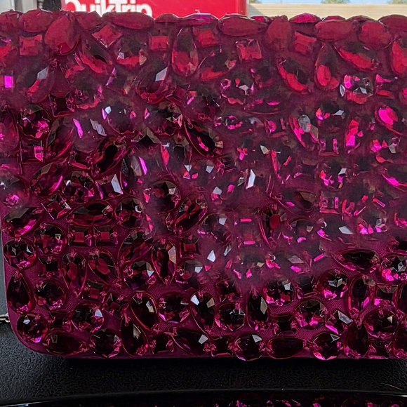 Banana Republic Vibrant Pink Crystal Crossbody Bag - Picture 2 of 6